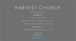 Desktop Screenshot of harvestchurch4u.org