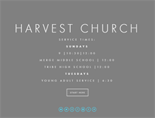 Tablet Screenshot of harvestchurch4u.org